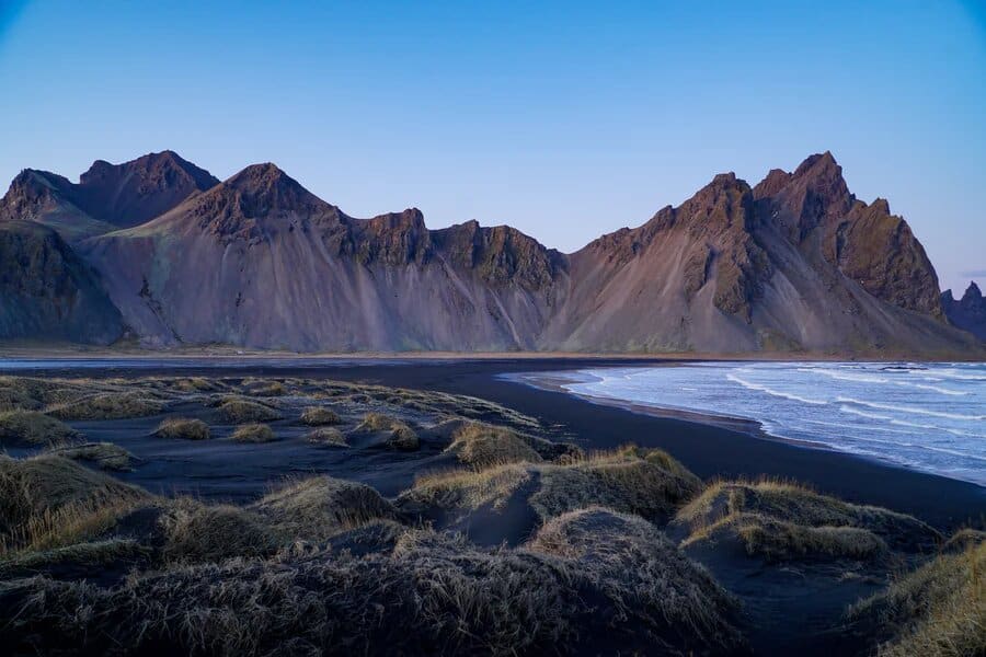 Plage sable noire Islande