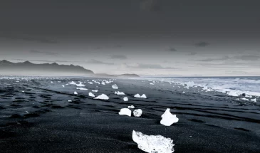 Mer de glaciers en Islande