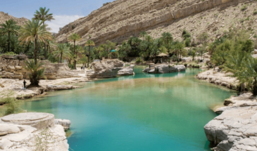 Oasis Oman: Randonnée et visite d'une magnifique oasis entourée de verdures dans le désert omanais.