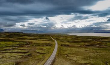 Longue route en Islande