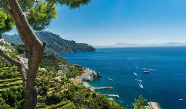 Panorama sur la ville de Capri en Italie