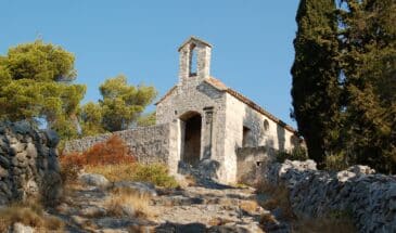 Chapelle en hauteur en Croatie