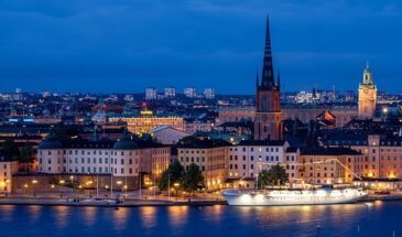 la vue de ville de Stockholm