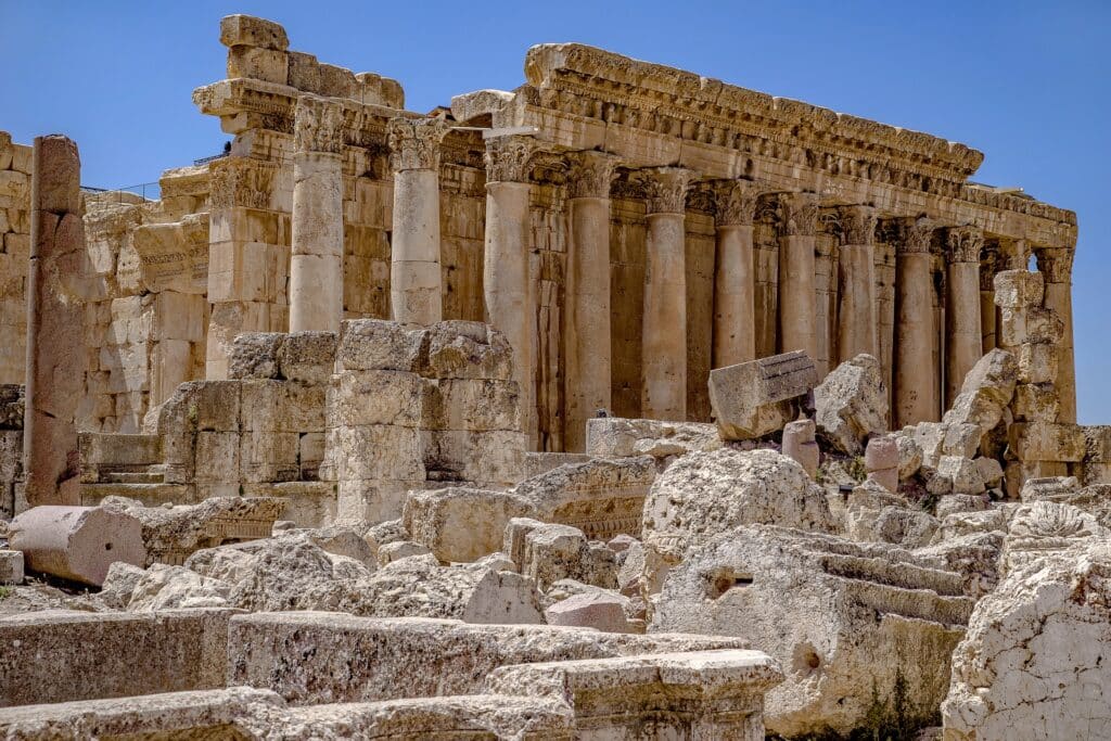 Randonnée au Liban : les ruines du Temple au Liban