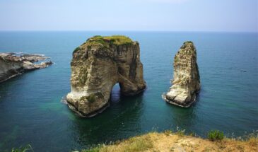 Randonnée au Liban : paysage entre mer et montagne du Liban