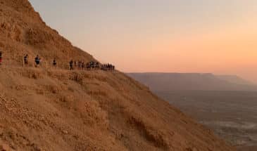 randonnée et trek dans montagne en israel
