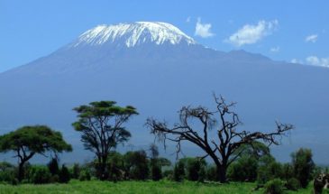 La haute montagne du Kilimandjaro en Tanzanie.