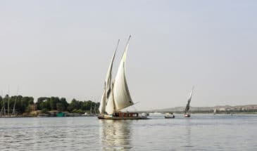 La haute Egypte, Nil Dahabeya : croisière en bateau sur le lac Nasser dans le sud de l'Egypte