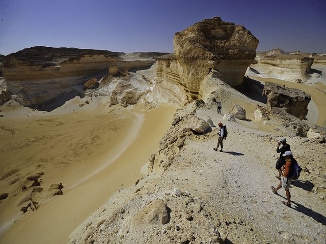 Randonnée Egypte : Trek dans le Siwa, une oasis de l'ouest de l'Égypte proche de la frontière libyenne.